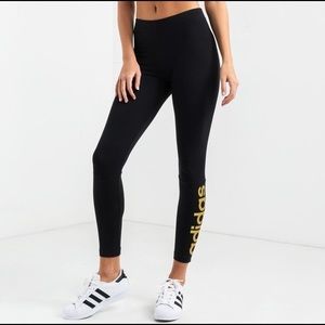 black adidas leggings